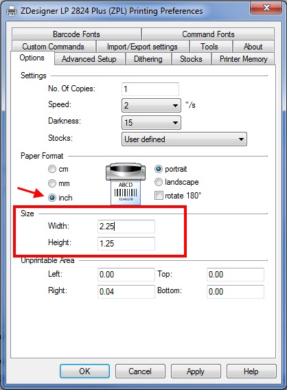 Set bar-code printer " zebra LP 2824PLUS" from Al Badr point of sales software "pos" إعدادت طابعة الباركود زيبرا2 zebra LP 2824PLUS | برنامج البدر للمبيعات